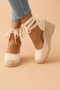 Maja | Wedge sandals with ties