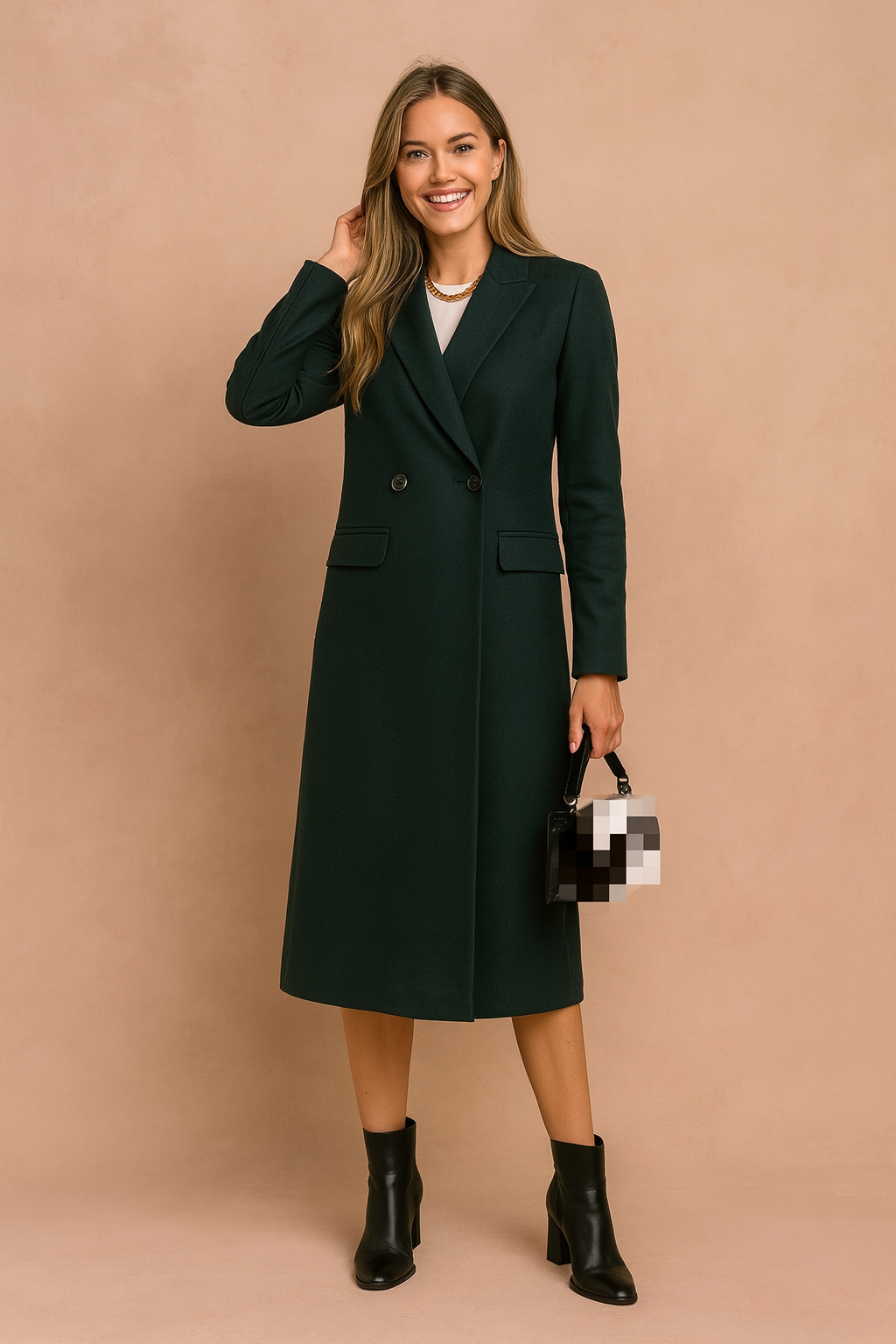 Élodie Beaumont | Double-Breasted Coat For Women