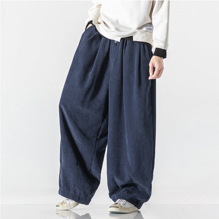 Men's Sweatpants Wide Leg Baggy Elastic Waist — view 13