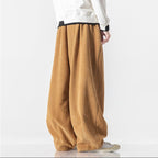 Men's Sweatpants Wide Leg Baggy Elastic Waist — view 2