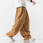 Men's Sweatpants Wide Leg Baggy Elastic Waist — view 3