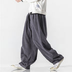 Men's Sweatpants Wide Leg Baggy Elastic Waist — view 5