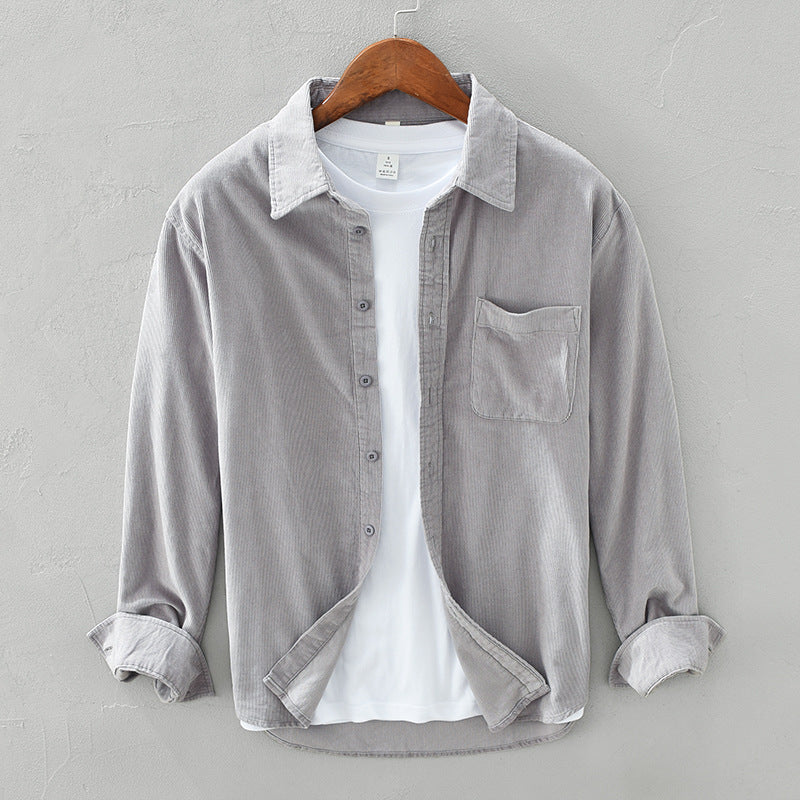 Adrian Moretti | Casual Corduroy Shirt For Men