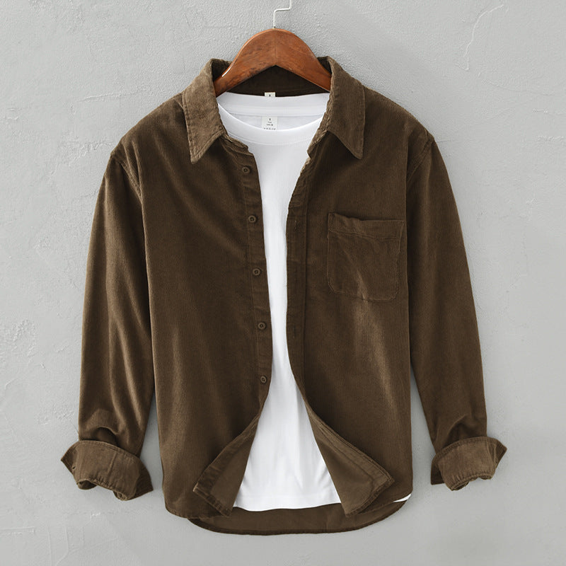 Adrian Moretti | Casual Corduroy Shirt For Men