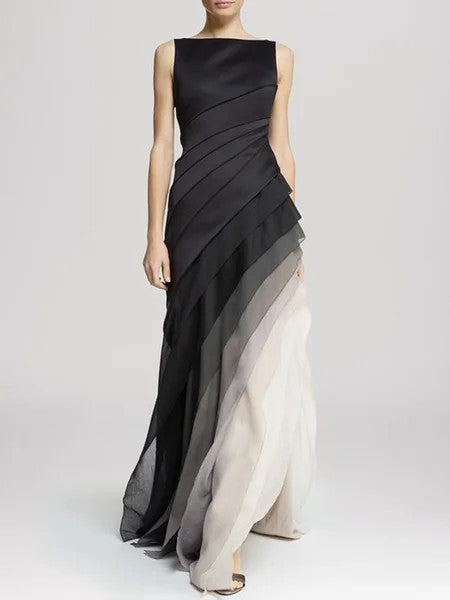 Madison™ - Refined Sleeveless Maxi Dress — Flattering Fit