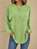 Refined Long Sleeve Everyday Sweater by Elizabeth — Soft Knit