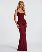 Sienna Laurent | Satin Corset Maxi Dress For Women