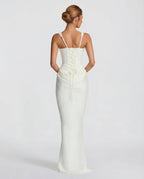 Sienna Laurent | Satin Corset Maxi Dress For Women