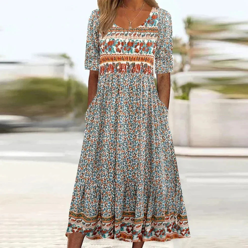 Charlotte™ Bohemian Dress — Flattering Fit