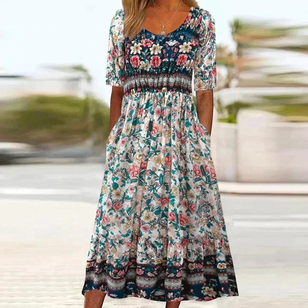 Charlotte™ Bohemian Dress — Flattering Fit