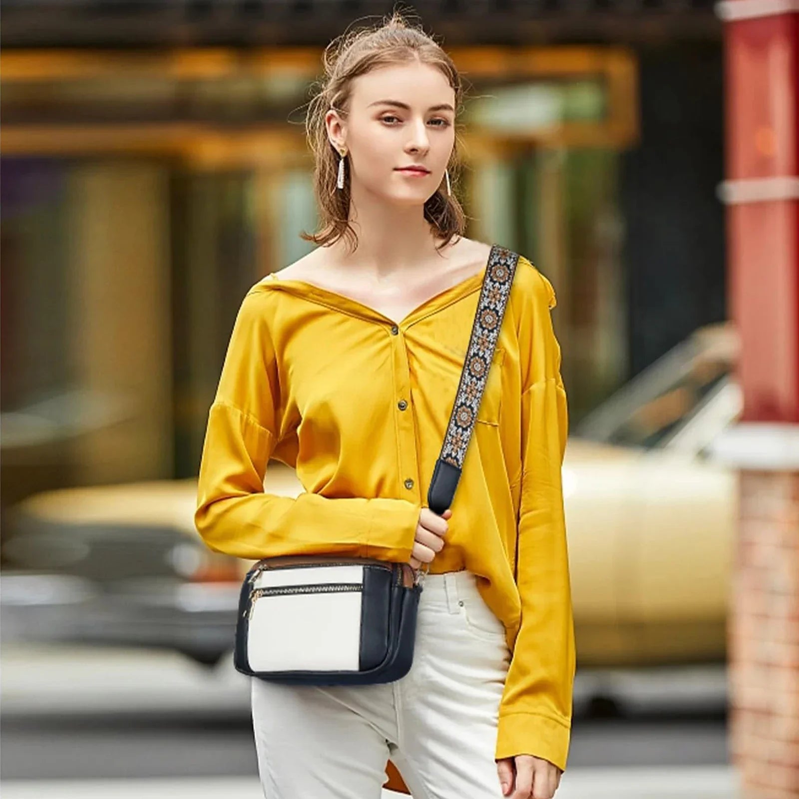 Alessia Moreau | Luxe Crossbody Shoulder Bag For Women