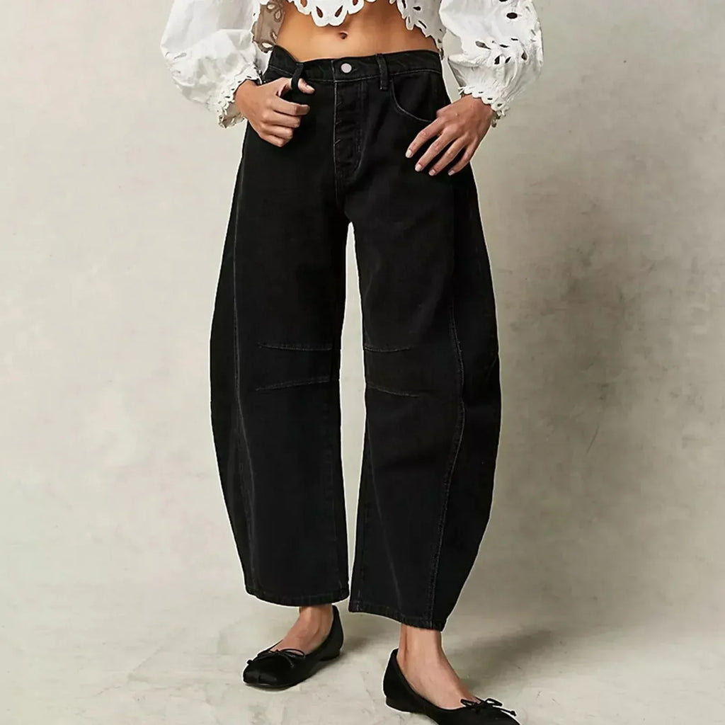 Lucy™ - Relaxed Wide-Leg Jeans — Stretch Denim