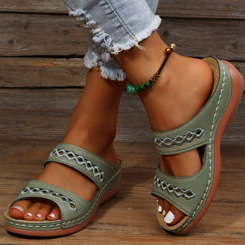Valentina™ - Orthopedic Sandals — Open-Toe