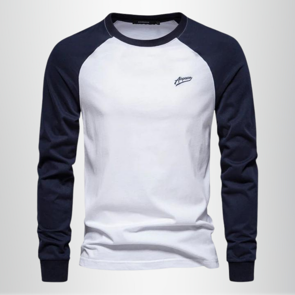 Men's Merino Wool Raglan Long Sleeve Shirt