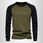 Men's Merino Wool Raglan Long Sleeve Shirt