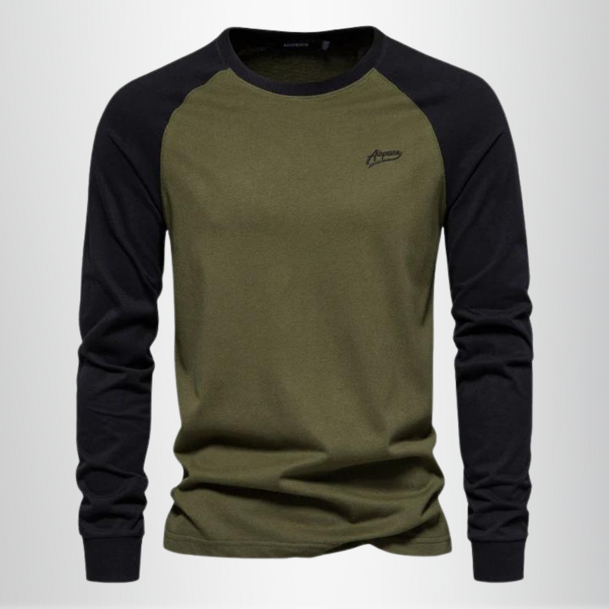 Men's Merino Wool Raglan Long Sleeve Shirt