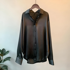Lily™ - High Quality Satin Blouse — Soft Knit