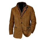 Matteo Sinclair | Vintage Leather Blazer For Men