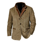Matteo Sinclair | Vintage Leather Blazer For Men