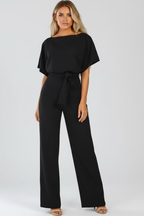Valentina Monroe | Elegant Wide Leg Jumpsuit For Women