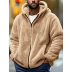 Men's Fleece Zip-Up Hooded Sweatshirt
