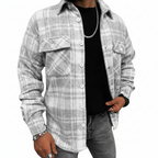 Oliver Laurent | Premium Plaid Overshirt Jacket For Men