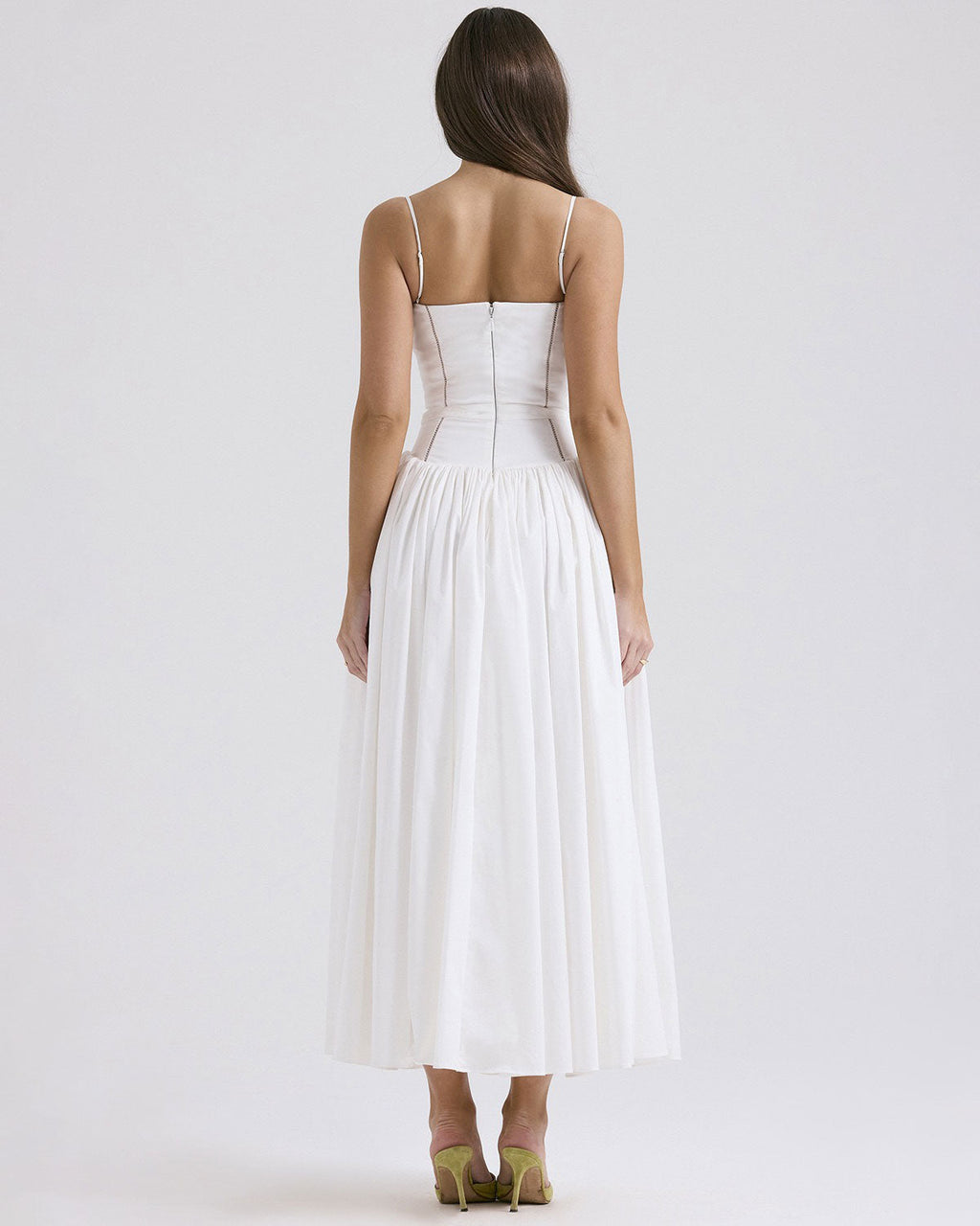 Women's Midi Dress Corset Bodice Sleeveless — view 4