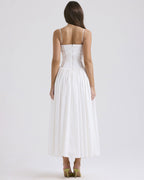 Women's Midi Dress Corset Bodice Sleeveless — view 4