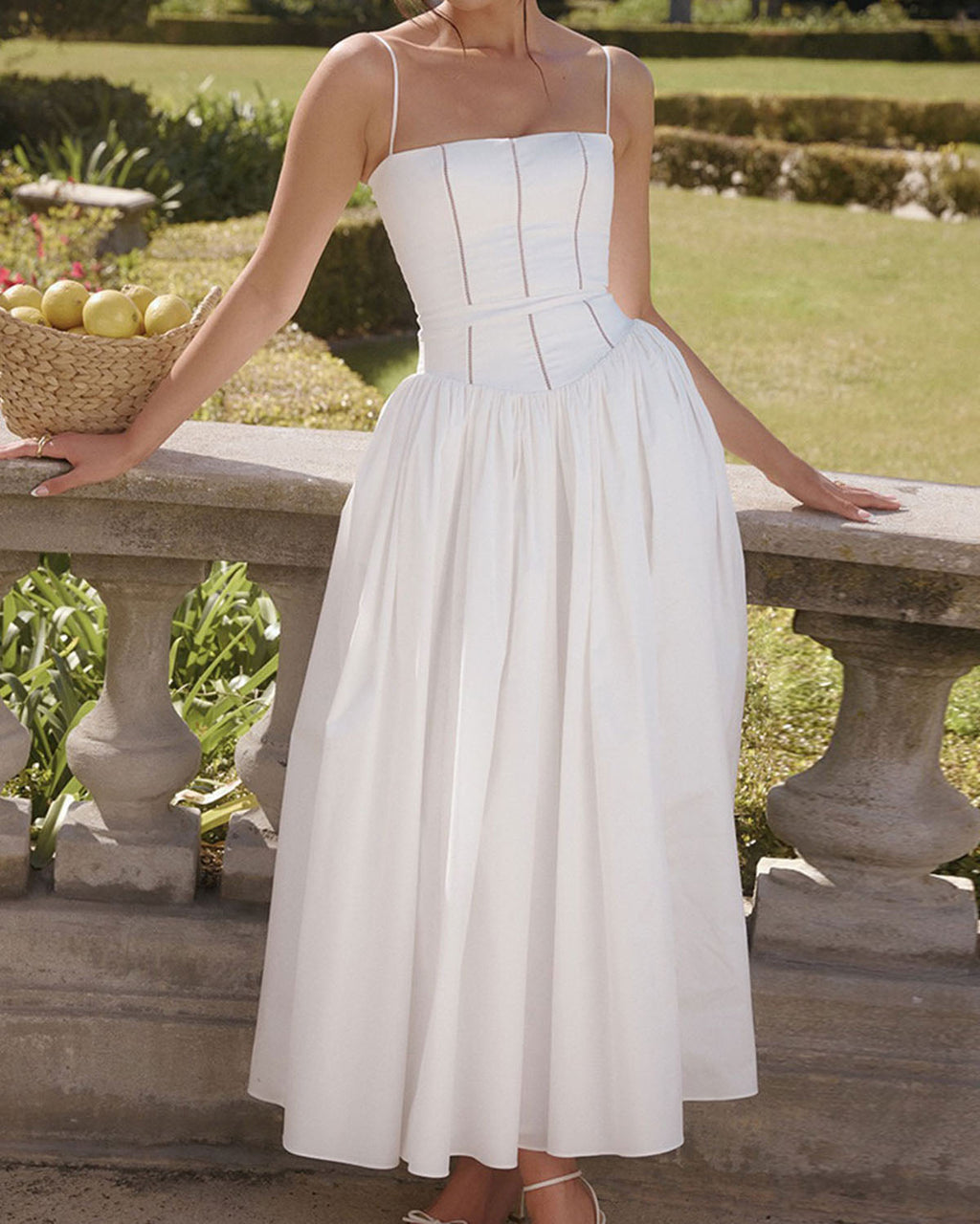 Women's Midi Dress Corset Bodice Sleeveless — view 1