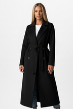 Charlotte Beaumont | Double Breasted Long Coat For Women