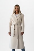 Charlotte Beaumont | Double Breasted Long Coat For Women
