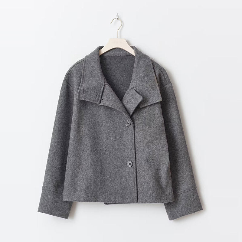 Élise Dubois | Elegant Short Wool Coat For Women