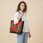 Women's Beach Bag Floral Pattern Tote — view 2