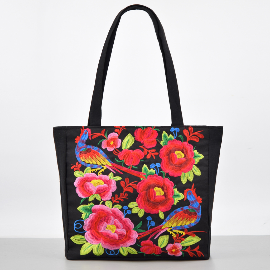 Women's Beach Bag Floral Pattern Tote — view 3