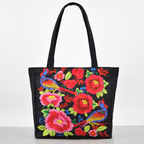 Women's Beach Bag Floral Pattern Tote — view 3