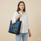 Women's Beach Bag Floral Pattern Tote — view 6