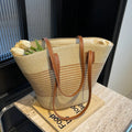 Women's Beach Bag Striped Tote — view 2