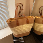 Women's Beach Bag Striped Tote — view 5