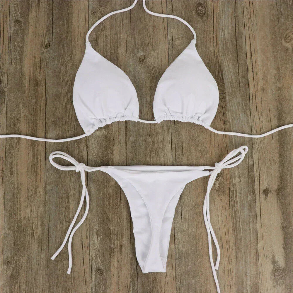 Women's Bikini Side Tied Swimwear Set — view 9