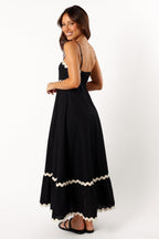 Women's Maxi Dress Sleeveless Black — view 4