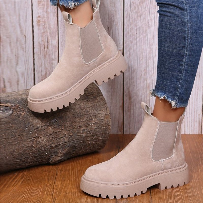 Valeria Moretti | Platform Chelsea Boots For Women