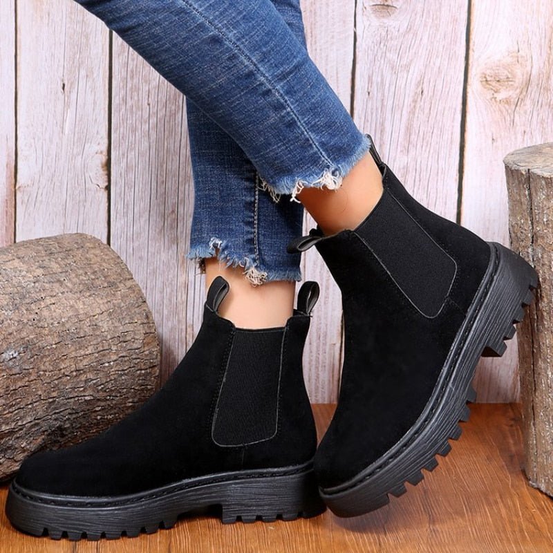 Valeria Moretti | Platform Chelsea Boots For Women
