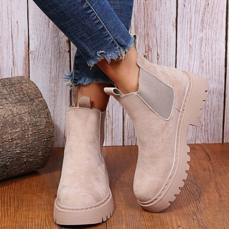 Valeria Moretti | Platform Chelsea Boots For Women