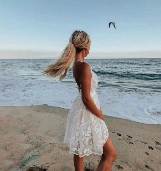 Women's Cocktail Dress Halter Neck Mini — view 2