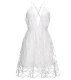 Women's Cocktail Dress Halter Neck Mini — view 3
