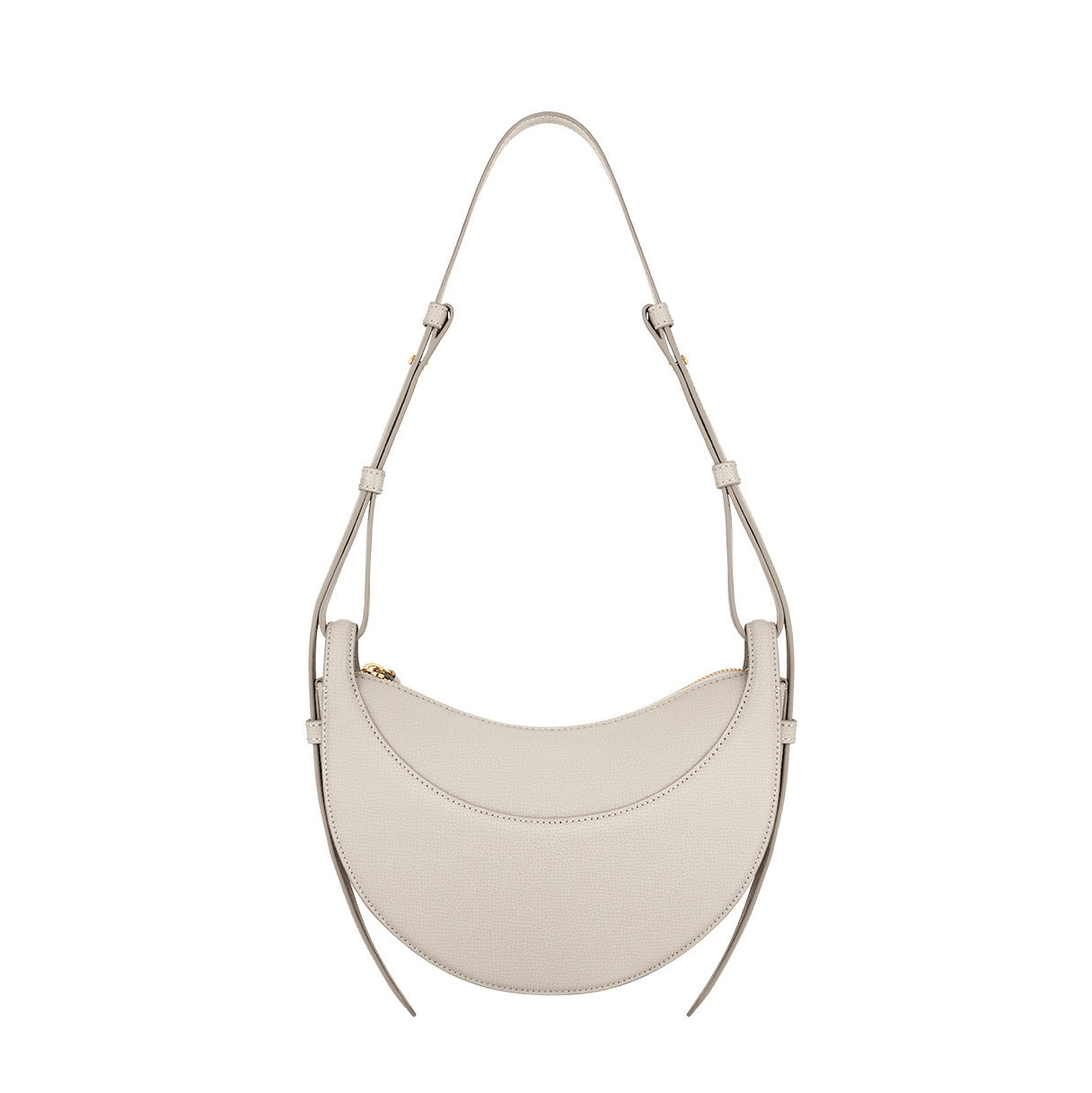 Women's Crescent Crossbody Bag Zip Top Adjustable Strap Small — view 5