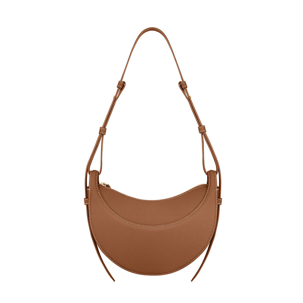 Women's Crescent Crossbody Bag Zip Top Adjustable Strap Small — view 7