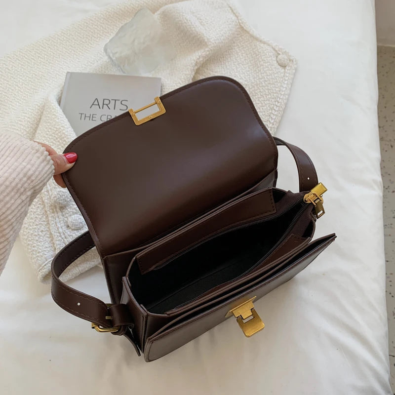 Women's Crossbody Bag Flap Turn-Lock Clasp Small — view 2
