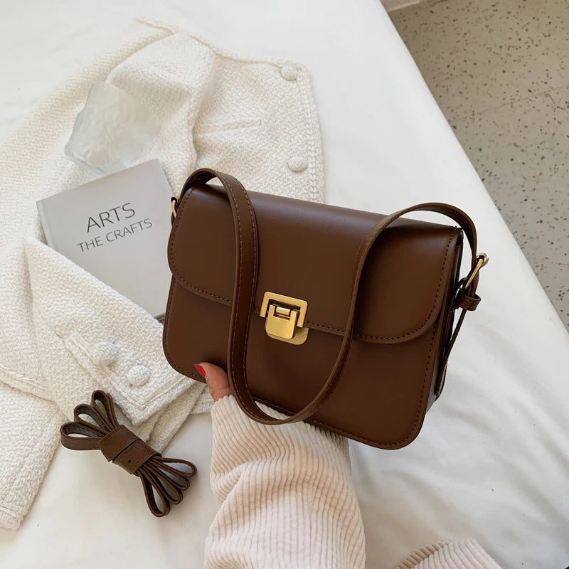 Women's Crossbody Bag Flap Turn-Lock Clasp Small — view 5