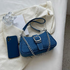 Women's Buckle Handbag Two-Way Shoulder — view 5